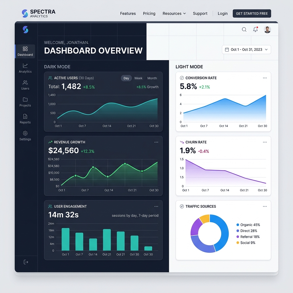 SaaS Product Landing Page